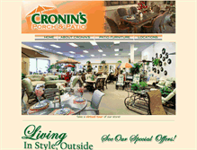 Tablet Screenshot of croninsporchandpatio.com